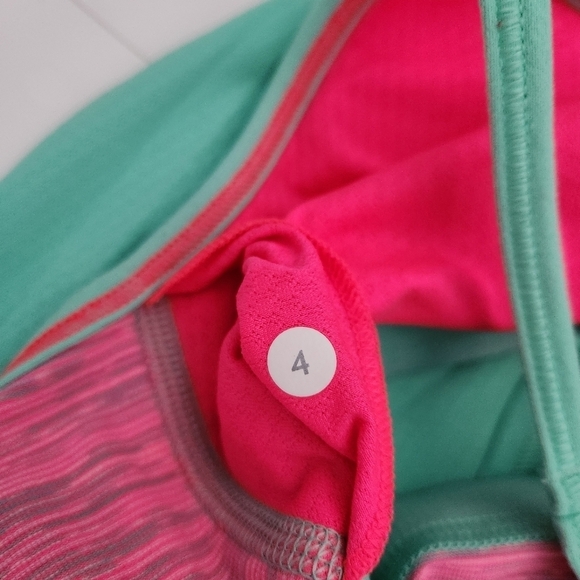 Lululemon No Limits Tank Wee Are From Space Neon Pink Opal  size 4 / xs - Picture 7 of 11